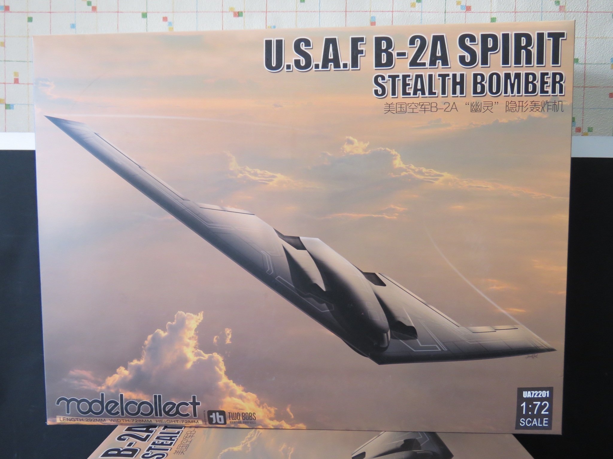 1/72 U.S.A.F B-2A スピリット アメリカ空軍 ステルス爆撃機（1