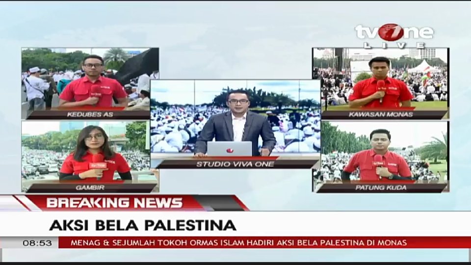 [BREAKINGNEWS] "AKSI BELA PALESTINA" | TVONE SEKARANG!