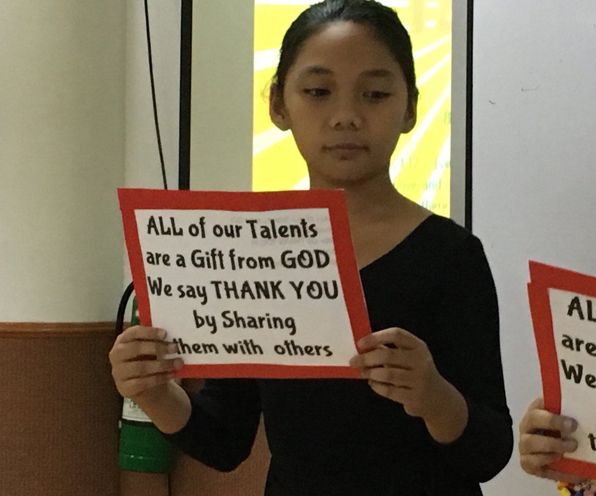 JPCuison's tweet photo. Basic principle we teach our kids. Showing of talent/s is not about advancing your reputation, career, getting awards, guarding your family’s financial status etc. Its all about saying thank you to the talent Giver by sharing it to others. .
#ADternative https://t.co/YLIkasdCLB
