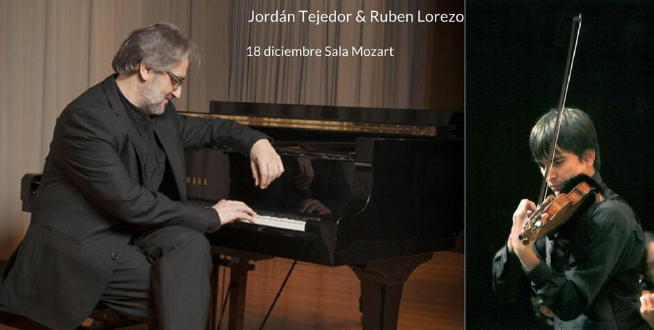 AuditorioZGZ's tweet photo. 🎶🎻Jordán Tejedor &amp; Rubén Lorenzo en @AuditorioZGZ Sala Mozart 20.00 Organiza: @SFZar #NavidadZgz #ZgzesCultura https://t.co/ZqAVuOKg93