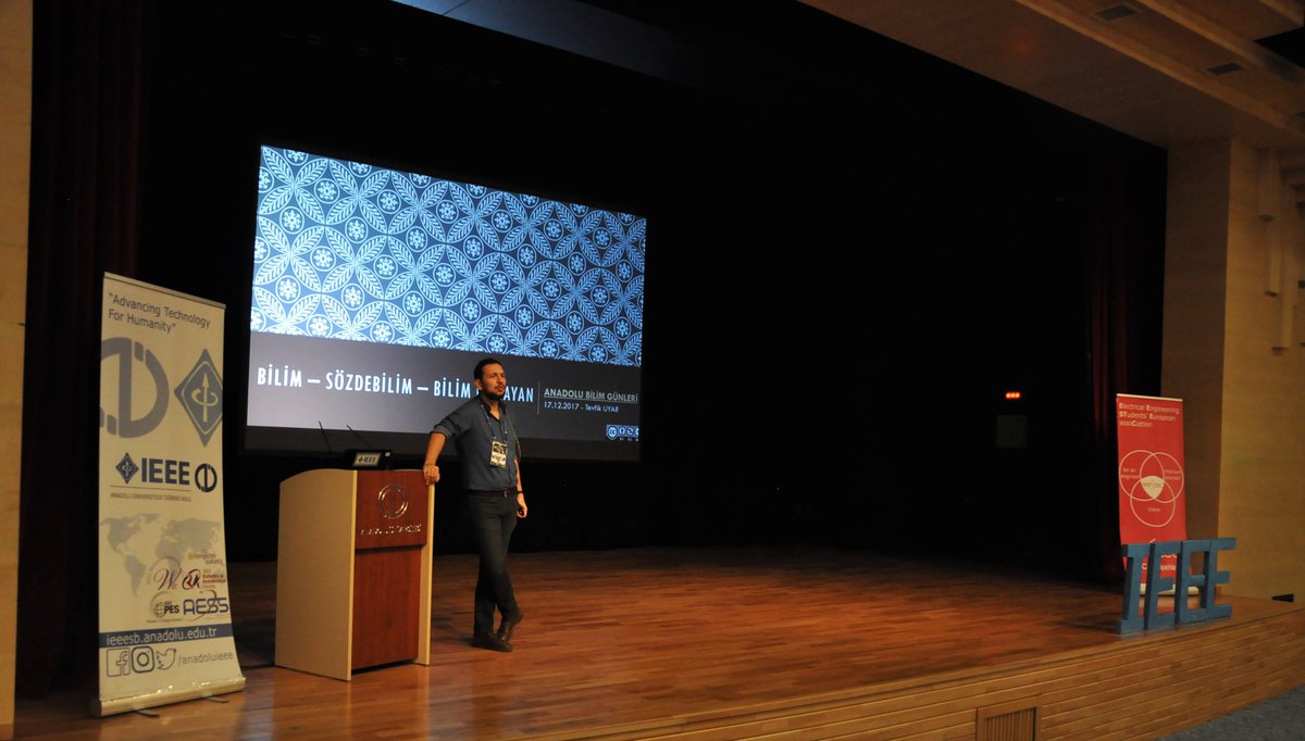 Sayın Tevfik Uyar, Bilim, SözdeBilim, Bilim Olmayanı anlatıyor.
#ieee #bilimanadoluda @anadoluieee  <a href="/tevfik_uyar/">Tevfik Uyar</a>