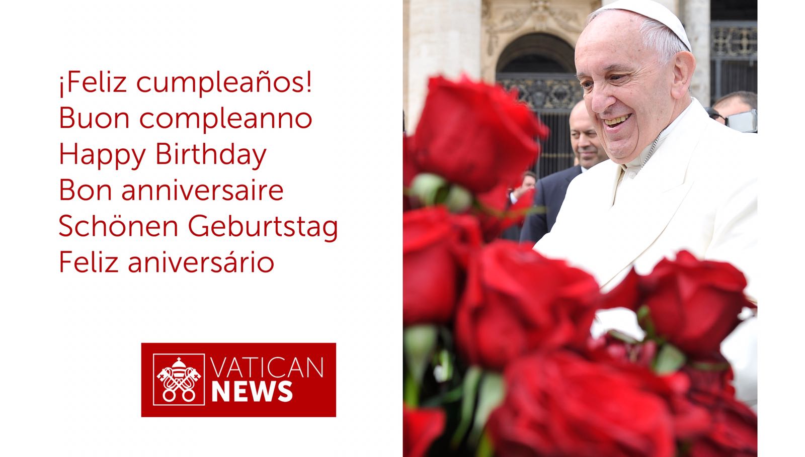 Happy 81st Birthday, Pope Francis! 