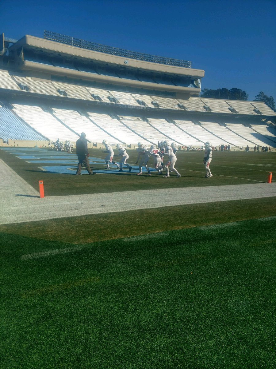 CoachBridges22's tweet photo. Very proud of Steven O'Dell! He represented Broome Youth Football well today in the Carolina Bowl at UNC. Steven started at left tackle for South Carolina & had a great performance. SC defeated NC 20-6 in the 6th grade age division. #futurecenturion #conquerandprevail https://t.co/qhWs6ROclj