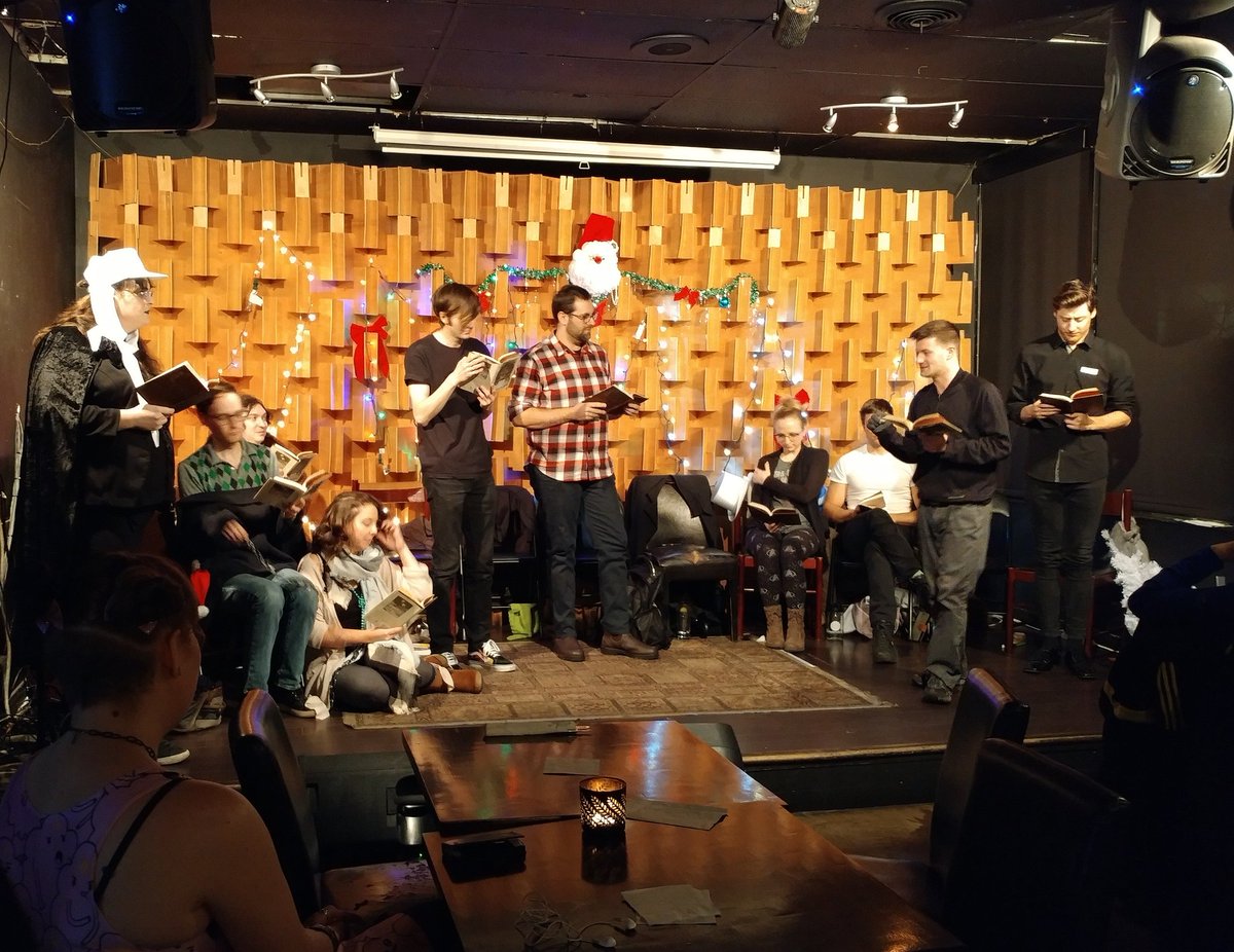 TheFictionals's tweet photo. .@madhouseshows takes us to a Galaxy (and time period) far far away with a live reading of William Shakespeare's The Jedi Doth Return! #StarWars #ImprovFamily https://t.co/myb2CT7vde
