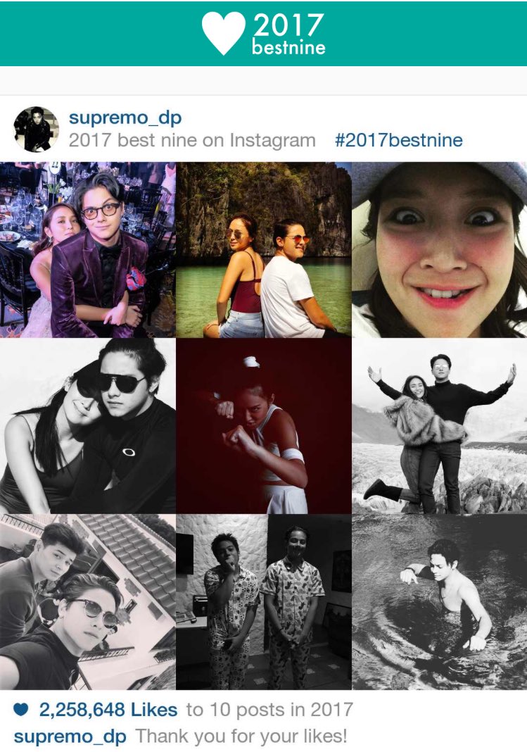 BoyBangus's tweet photo. #2017BestNine of papi @imdanielpadilla yun nga lang, 10 lang post ni papi nung 2017πππ #ArawMoTo #TaonMoTo https://t.co/dBgXpGewbi