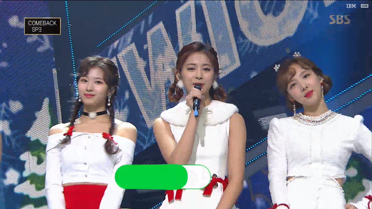 Twice Singapore Cap Twice Merry Happy Stage Now Inkigayo 트와이스