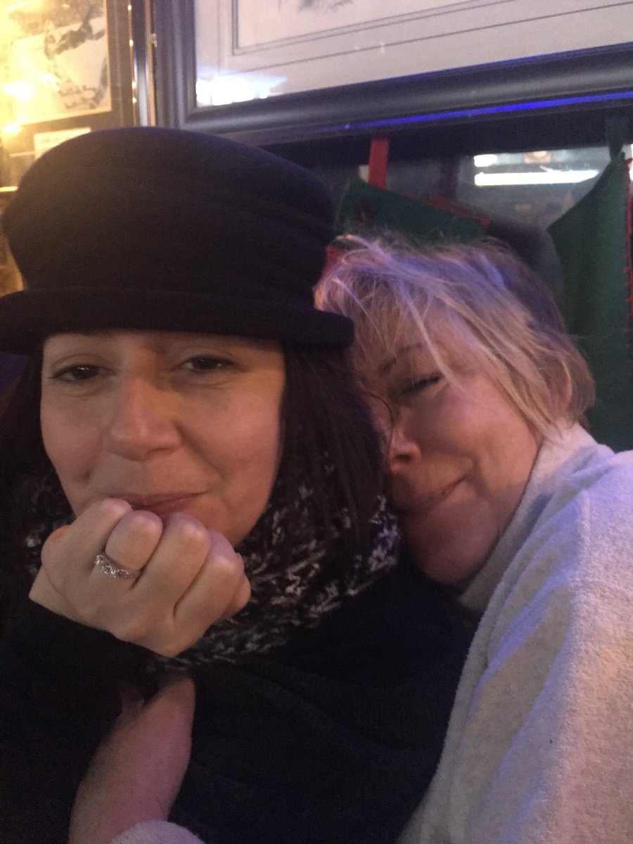 Two hours later at Busters.