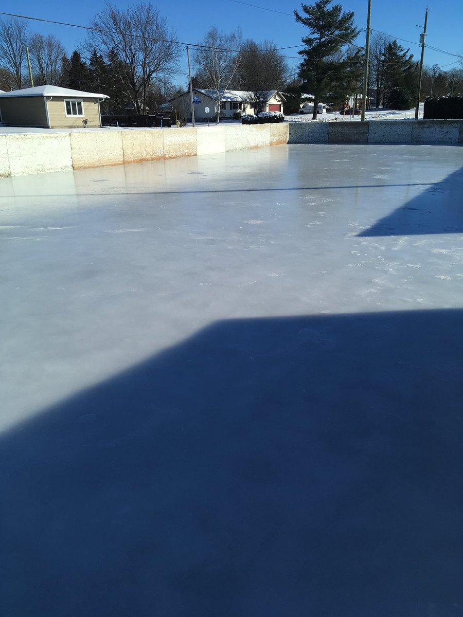 rogerfudgerer's tweet photo. ODRs are way older than 100 years (see debate Windsor, NS v Kingston v Montreal etc), sorry @NHL. RalphPark ODR will be open tomorrow AM after a solid night of freezing.  Enjoy #Stittsville and take it slow, few bumps out there @OttawaRinks https://t.co/jZuNsmAG22