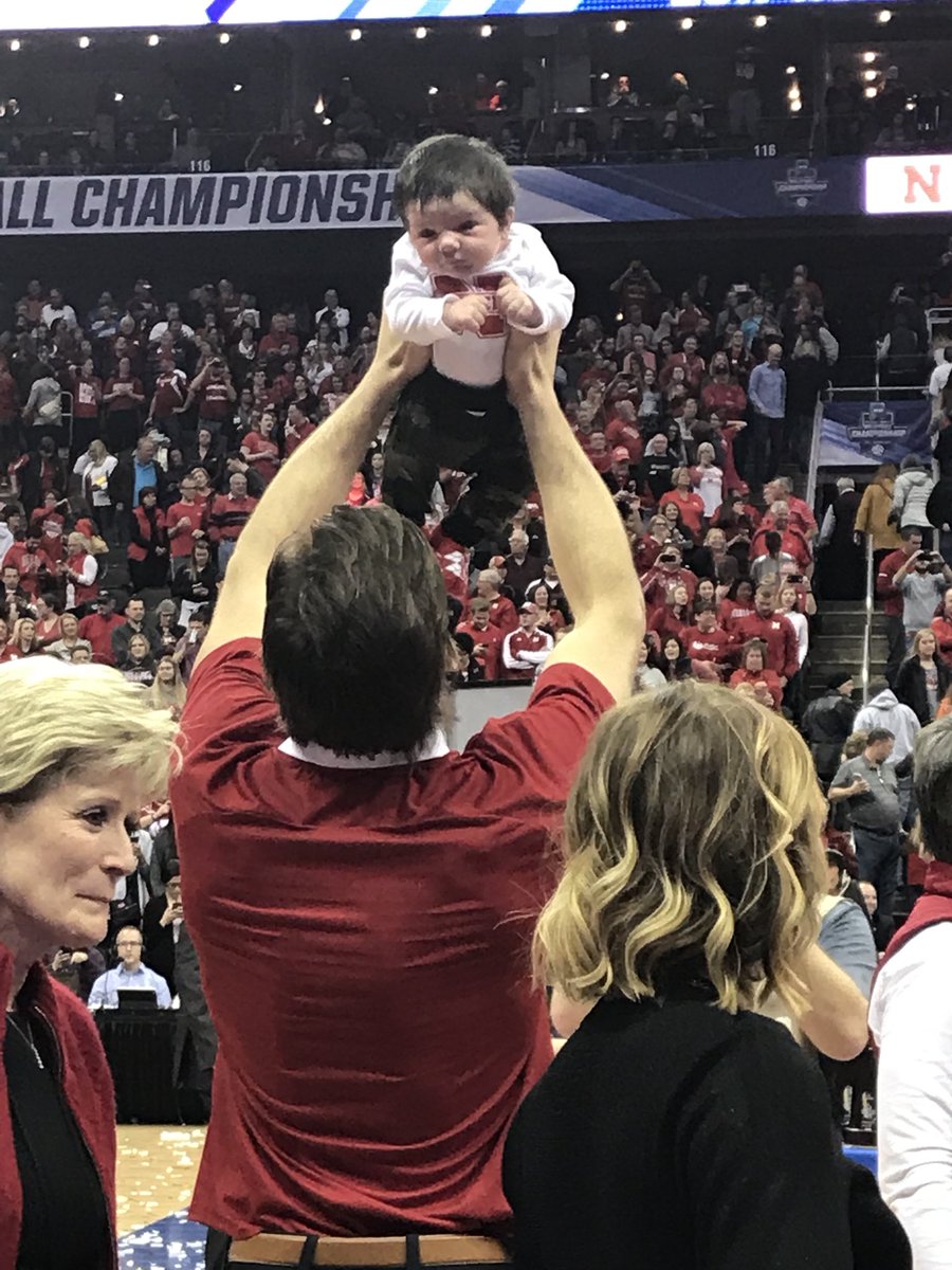 NCAAVolleyball's tweet photo. This kid has been waiting his whole life for Nebraska to win the national title. #NCAAVB https://t.co/ppG3njdeyK