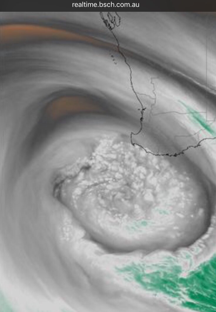 TheWAWG's tweet photo. Plenty of dry air (brown/orange) still flowing over SW WA. The grey/white areas mostly not saturated enough for precip. The denser white>green is where the rain and storms are more likely to be occurring. https://t.co/WeuyCBYsOS