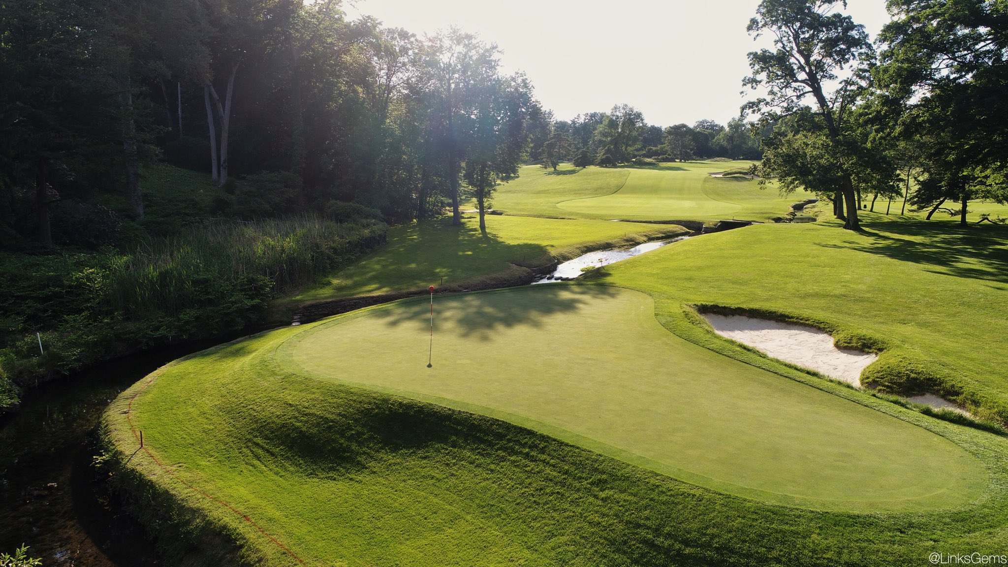 Cavalier Golf Photos on Twitter "The famed 11th at Merion Golf Club