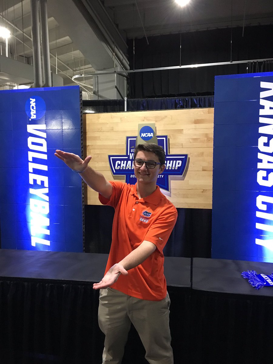 Kmich022's tweet photo. Had a great time at the women's volleyball final four, and I even got to meet Kerri Walsh Jennings! #ChompKC https://t.co/EjJlMVlp87