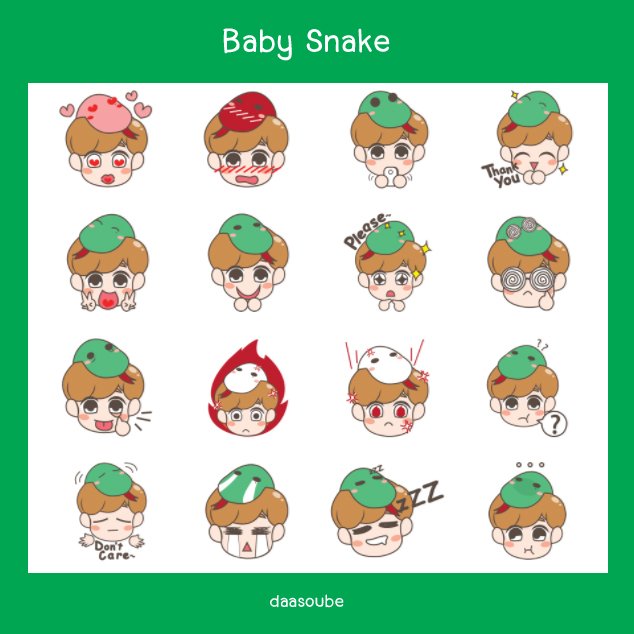 souyusou's tweet photo. [Pls RT] #StickerLine Baby Snake (EN)
Little Boy &amp; His Snake 🐍🐍

Download > https://t.co/c2y4L6EIn0

#StickerLineEN #ดาวน์โหลดสติกเกอร์ #โหลดสติกเกอร์ไลน์ #Baby #illustration #Chibi #Bambam #GOT7 #แบมแบม #BabySnake #Baby https://t.co/LIf8Q7ShYD