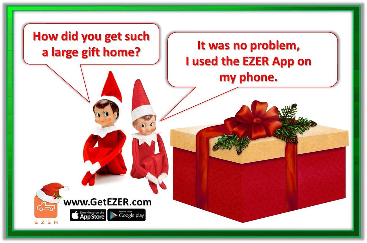 GetEZER's tweet photo. Do you have EZER?

#HomeDelivery #LocalDelivery #StoreDelivery #ChristmasShopping #Elf #ElfonaShelf #OversizeGift #LargeGift #Retail #Shopping #MallDelivery #OnDemand #LargeItems #SmallCars #XMAS #Christmas #Startup #Startups #LAStartups #GetEZER https://t.co/iiBJmEmIRY