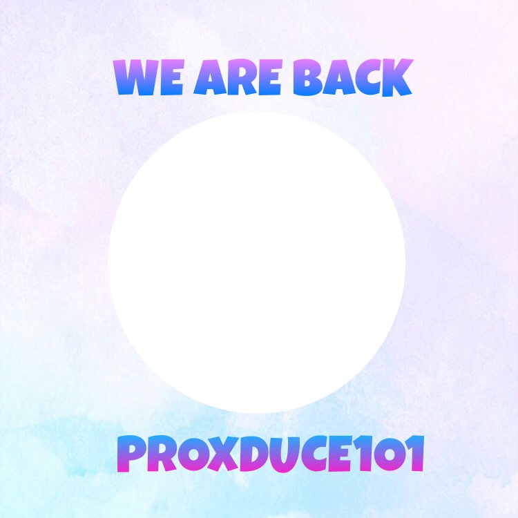 PROxDUCE101's tweet photo. Ayo semua pada pake dp samaan pake twibbon ini tinggal masukin foto kalian dibuletan itu terus kita ramein pake hastag #PROxDUCE101IsBack yuk

-Admin https://t.co/ootTH7vyAP