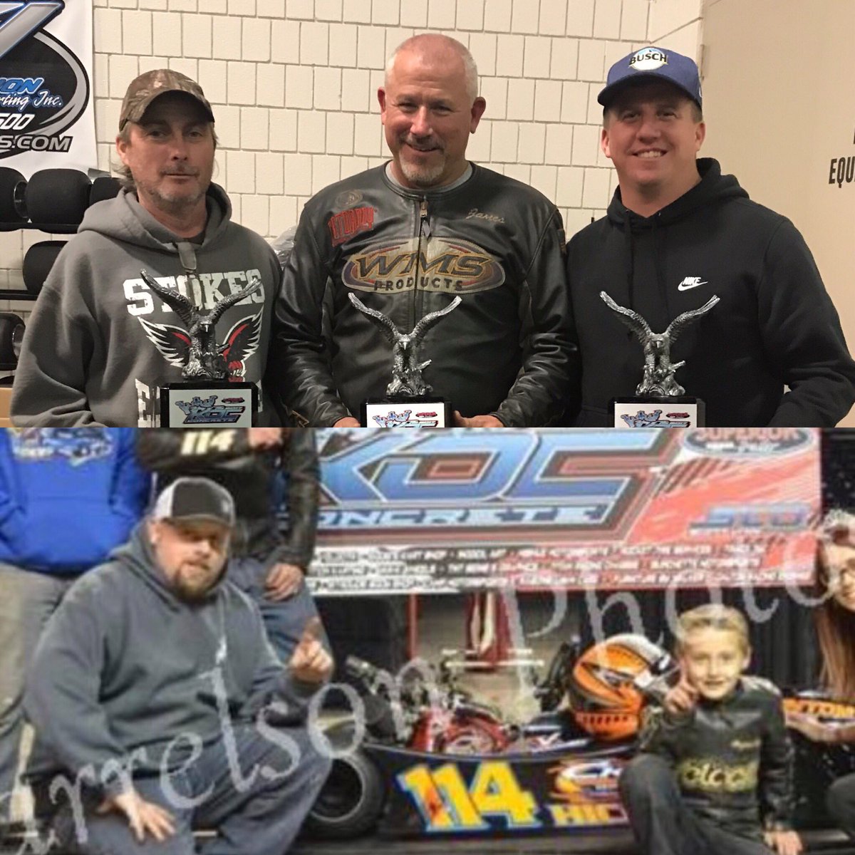 ckikarts's tweet photo. What a weekend for Team CKI at KOC!!
Congratulations to Mason Hicks and James Pennell who drove to victory lane for a total of 5 wins on dominating Rodney Wood horsepower!
Joseph Tucker ran 3rd last night in the prelude to the King and 3rd tonight in Pro heavy. Great run!! https://t.co/uB26vT2alD