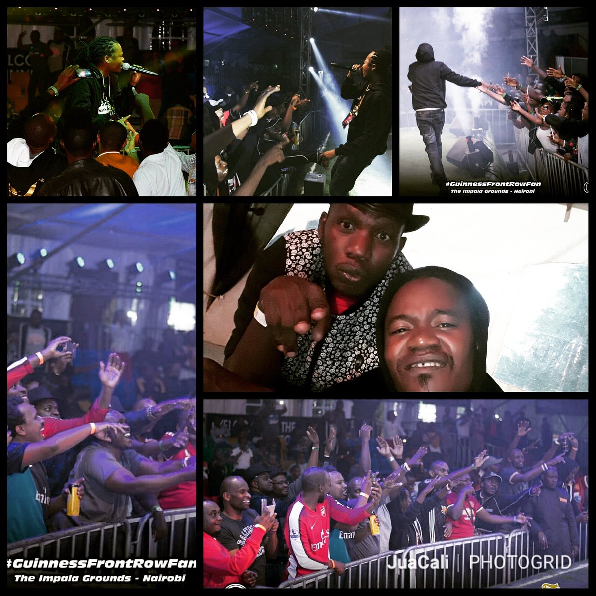 juacaliGenge's tweet photo. #AboutLastNight #GuinnessFrontRowFan at Impala grounds. https://t.co/TNtKBT3akw