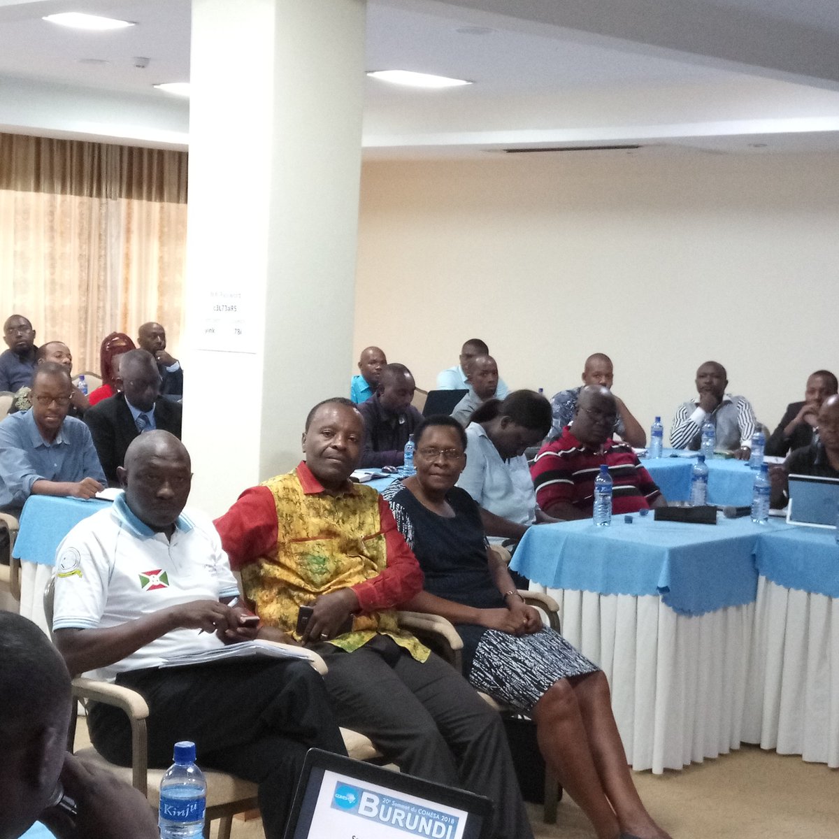 COMESA20th's tweet photo. #20thComesaSummit the delegation from @comesa_lusaka is now being briefed about the communication and visibility reserved to the #Summit at @LePanoramique_H after the meeting will continue with local suppliers of different services needed before, during and after the #summit https://t.co/7BsJqr8I1S