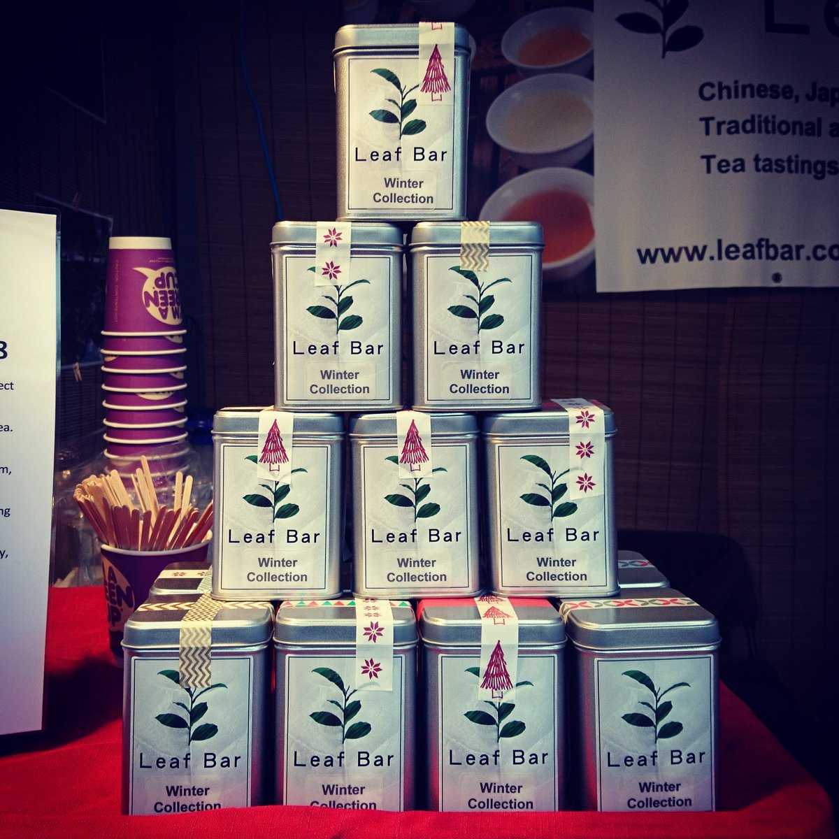 LeafBar_Tea's tweet photo. It's our last day on the market this year, last chance to stock up for the #holiday season and get some last minute #christmas #gifts https://t.co/lFVxWekGZ5