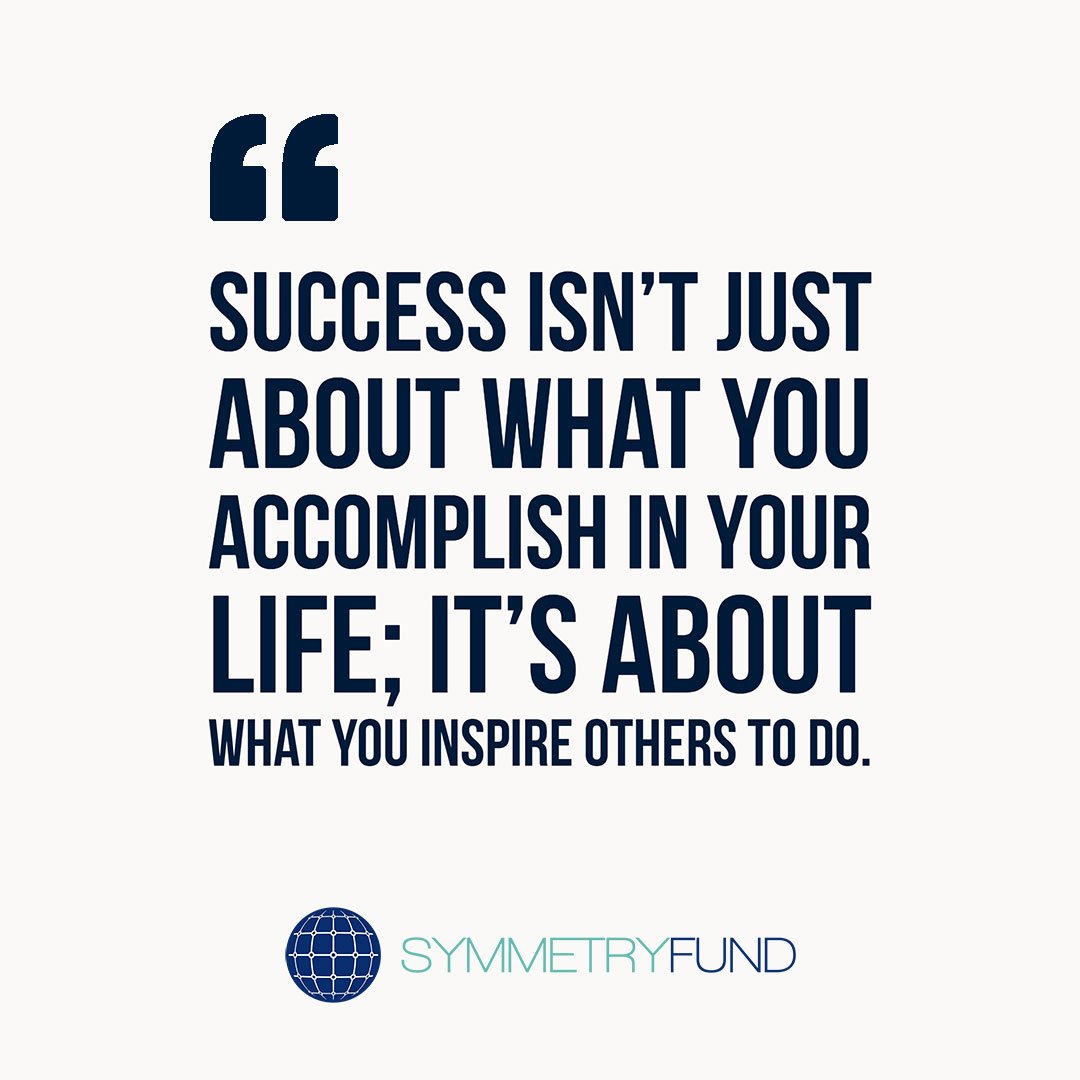 symmetryfund's tweet image. "Success isn't just about what you accomplish in your life; it's about what you inspire others to do." #inspiration #motivation #success #CryptoNews #cryptocurrency #bitcoin #BitcoinCash