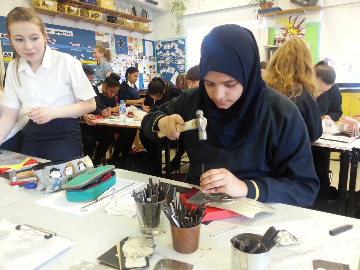 ‘For students, working with artists shows them that studying art can lead to a job. There’s definitely a misconception that art doesn’t get you jobs.’ George Tarrant, Northolt School. Donate to help us put craft back in classrooms. bit.ly/craftbackinsch…