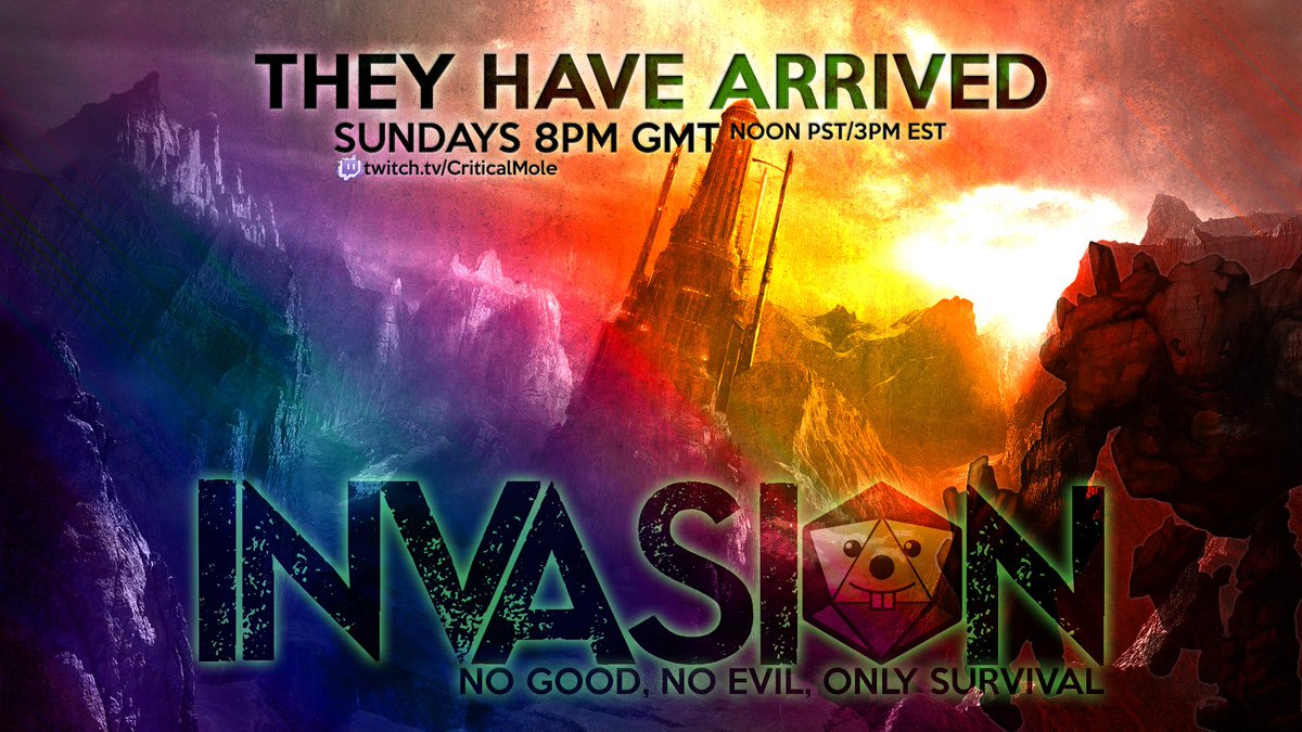 OneShotDND's tweet photo. Tonight at 8pm GMT, our survivors of the Invasion take the next step in their journey.
https://t.co/WyokcWXmdN
#INVASIONDND https://t.co/Wp7ghcn07B