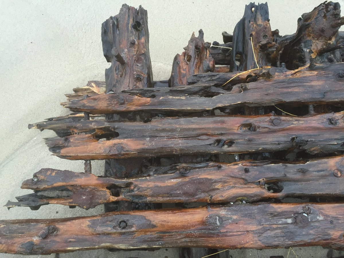 petermarteka's tweet image. "And like the sand castles you made with that pail and shovel, the  Atlantic will eventually take her back and entomb the remains of the  Montclair once again into its sandy grave."
My visit to the wreck of the Montclair along Nauset Beach. 
 goo.gl/XQJzRR #CapeCod