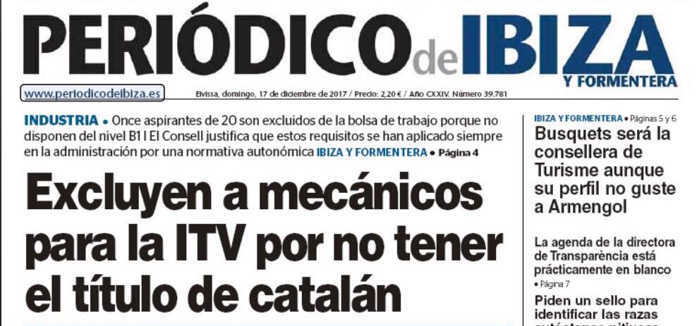 🚨🚨Excluyen a mecánicos para la ITV y según la Vicepresidenta <a href="/Consell_Eivissa/">Consell d'Eivissa</a> es culpa de Cañellas 😂😂😂
#ElGlamourNosAfecta 👇🏻👇🏻
