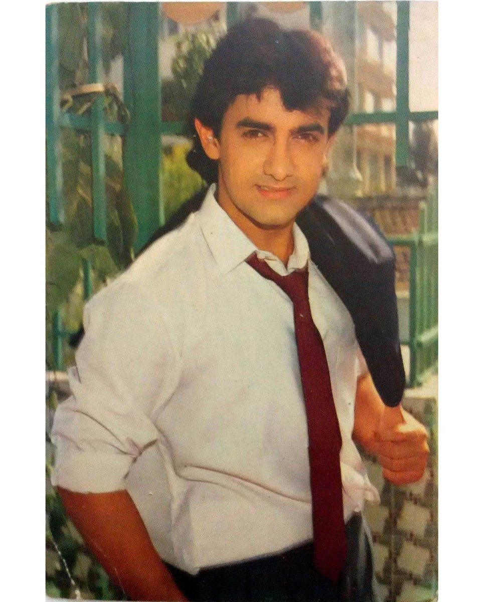Young Aamir Khan as model college student, Sanju, in cousin Mansoor Khan's  sports drama, Jo Jeeta Wohi Sikandar (1992)