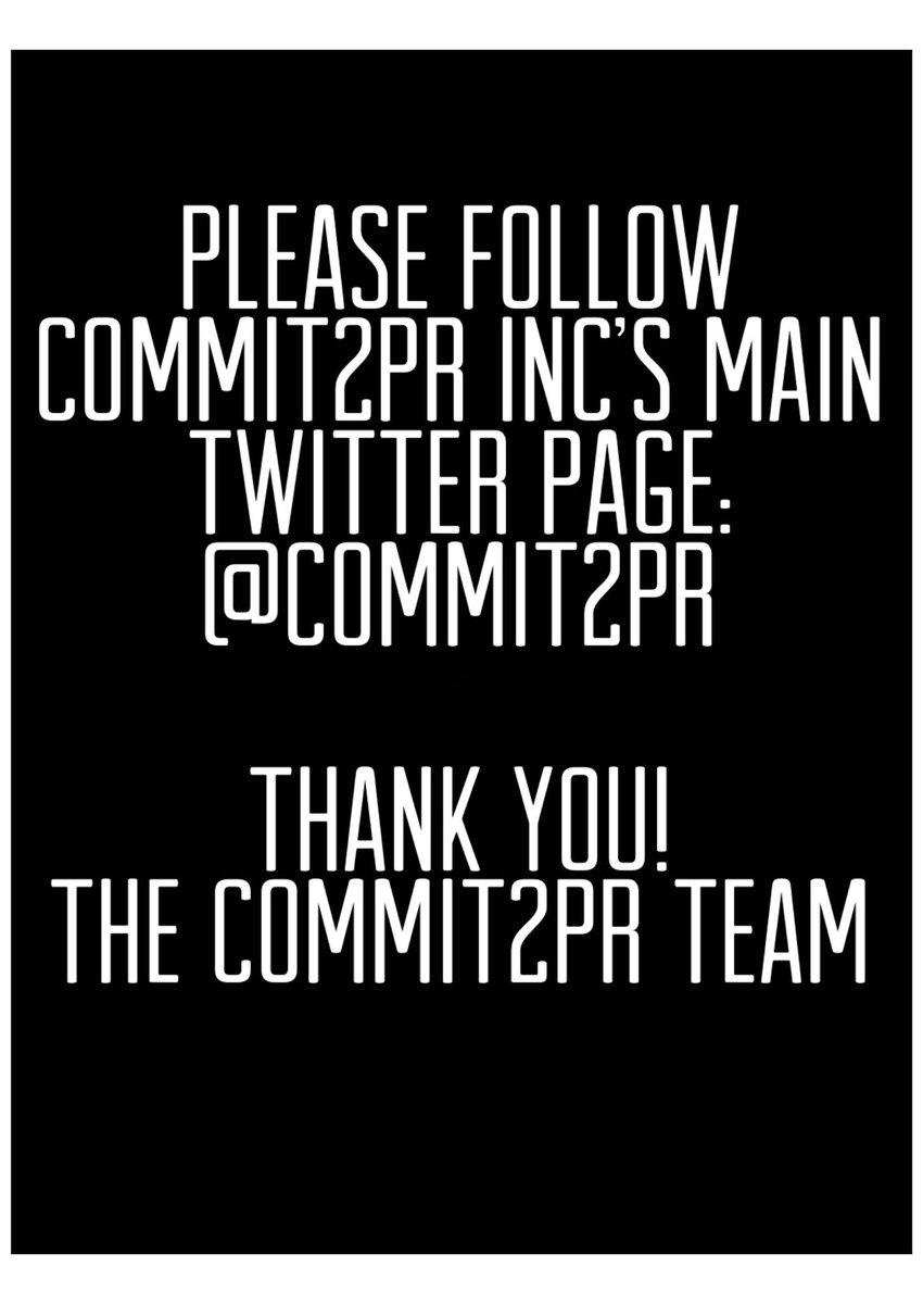 commit2prnow's tweet photo. Please follow our main Twitter page: @commit2pr https://t.co/Vb9jKM6H1I
