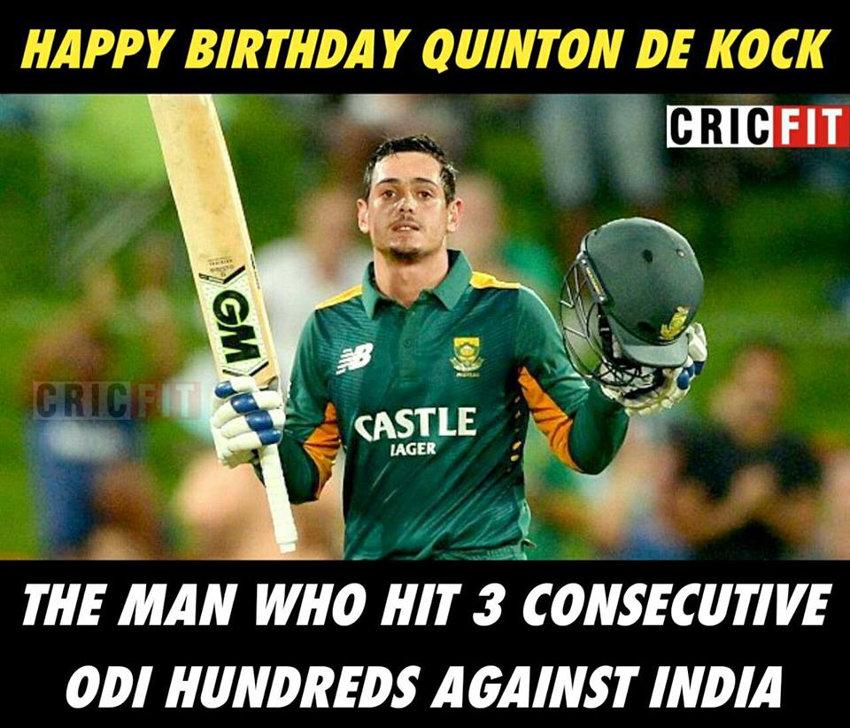 Happy Birthday Quinton de Kock ! 