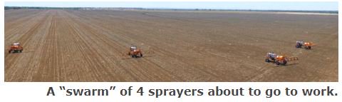 FarmingFutures's tweet image. Australian robots gang up on weeds
SwarmFarm® Robotics, an Australian startup, has developed an autonomous herbicide spot-spraying system that will go into commercial service in 2018 on a contract basis.
ofi.direct/1.17120282