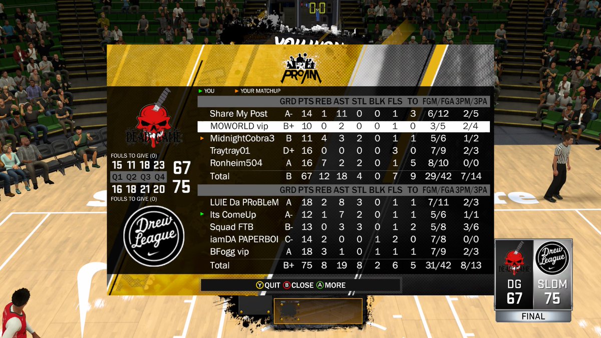 ProjectedG's tweet image. Good Games to @deadgame2k 💯💪🏽 went (2-0) tonight...Hopefully see them boyz again✊🏽 @youFamousEnough @2kProAmReport @MPBA2K