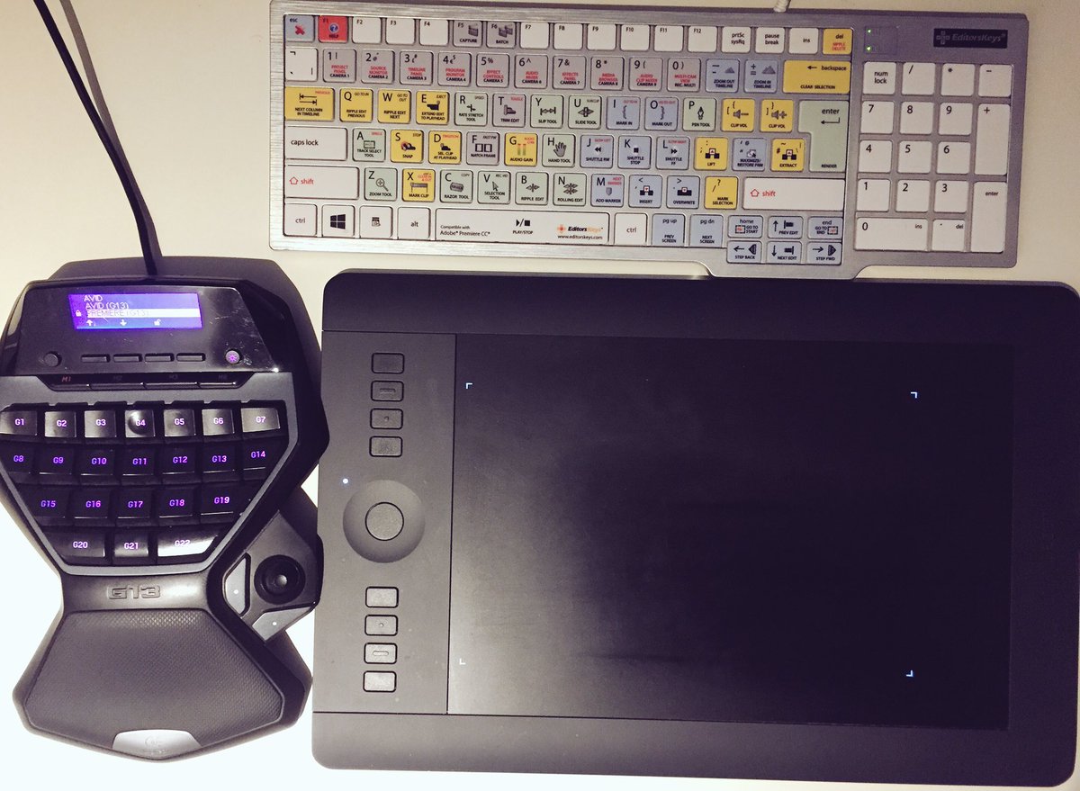 video_cake's tweet photo. A lot of editing going on at Video Cake at the moment for #STEM films.
The #wacom and #LogitechG13 are superb for speeding up the cutting process.
#adobepremiere #aftereffects #editing https://t.co/0GLJN7jST9