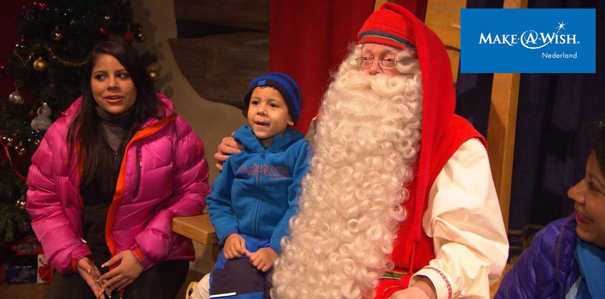 MakeAWishNL's tweet photo. De 7000ste wens is vervuld! De wens van de 5-jarige Ismael om de Kerstman te ontmoeten. Ben jij ook benieuwd naar zijn reactie? Kijk dan om 20:00 uur naar RTL4 @aynilrtl Help jij ons mee wensen te vervullen? Koop een lichtje voor €10. Sms WENS naar 4333. https://t.co/plb4S8pE0G