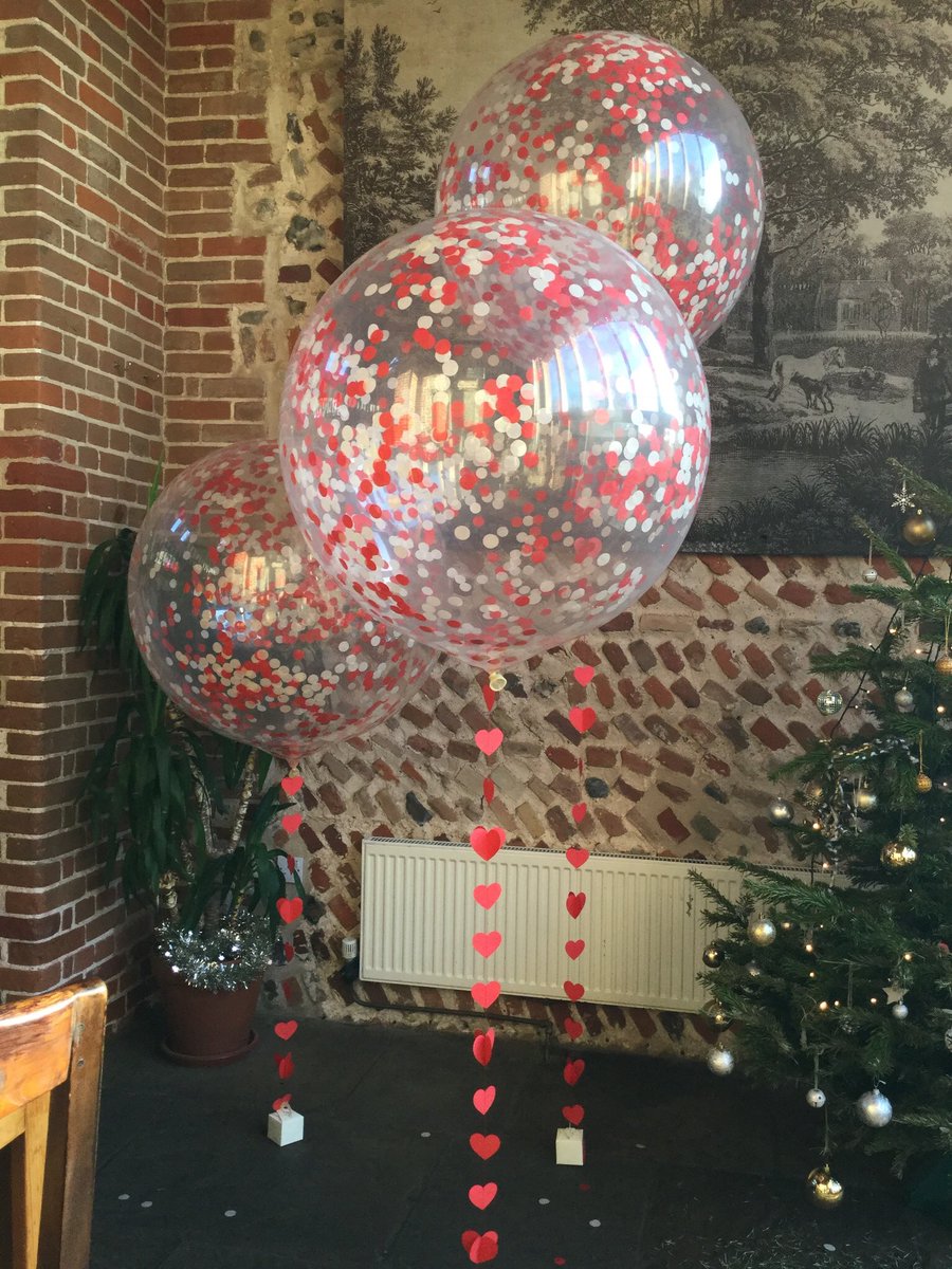 norfolkballoon1's tweet photo. Gorgeous 3ft #confetti #balloons for this #wedding yesterday. We hope you had a wonderful day! #congratulations @chaucerbarn https://t.co/mOiP7I49Ke
