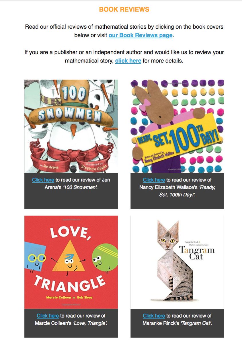 MathsStories's tweet photo. The November/December issue of our https://t.co/uEdpWsXi1C newsletter is here! https://t.co/lOhkupyk9E Our biggest issue yet with new sections! Please help retweet and subscribe! Happy Holiday, everyone! We look forward to bringing you more Maths Through Stories-ness in 2018! 🤪 https://t.co/R8kSoVjFKn