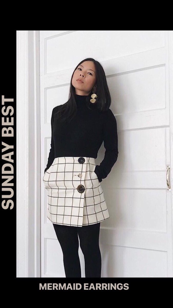 SUNDAY BEST \\ Feat. artist #windowsofimagination in the Mermaid Statement #earrings magpieontherun.com/product/mermai… #statementjewellwery #giftsforher #OOTD #fblogger #shopsmall