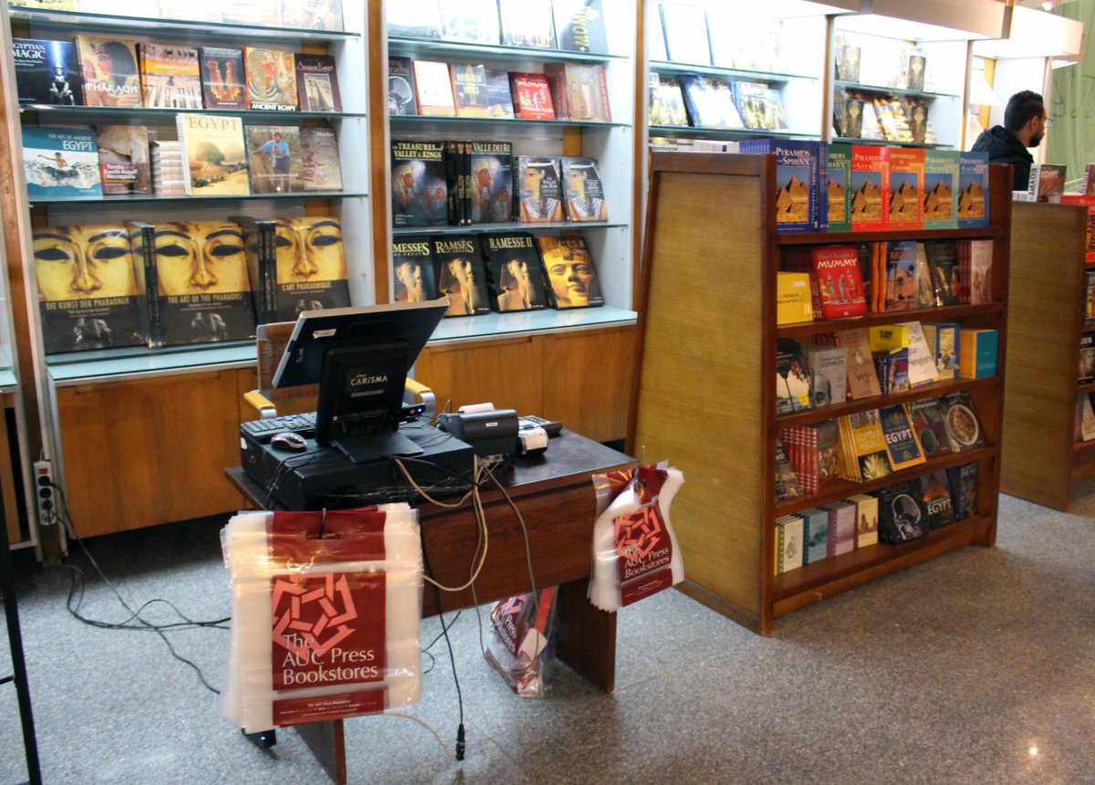 AUC's tweet photo. Visit the #AUCBookstores stand at the Egyptian Heritage Exhibition of the Egyptian Museum for last-minute holiday gifts. @AUCPress https://t.co/TISzfcSPbA