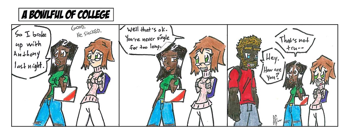 bowlofcollege's tweet photo. A Bowlful of College - how are you #abc #abowlfulofcollege #stoner #comics #weedheads #college #nikki #natalie #howareyou #singlenotsingle https://t.co/12Q1YA72Qa