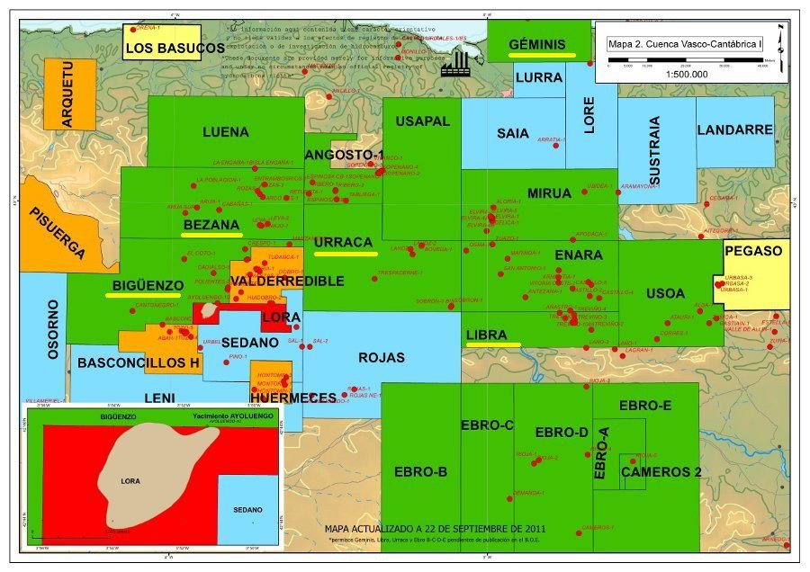 WebFrackingBur's tweet photo. Archivados los proyectos Urraca 1 y Urraca 2 y 3 y desistidos Libra y Géminis https://t.co/o0KqJWlmP1 https://t.co/JObd4wkuuC