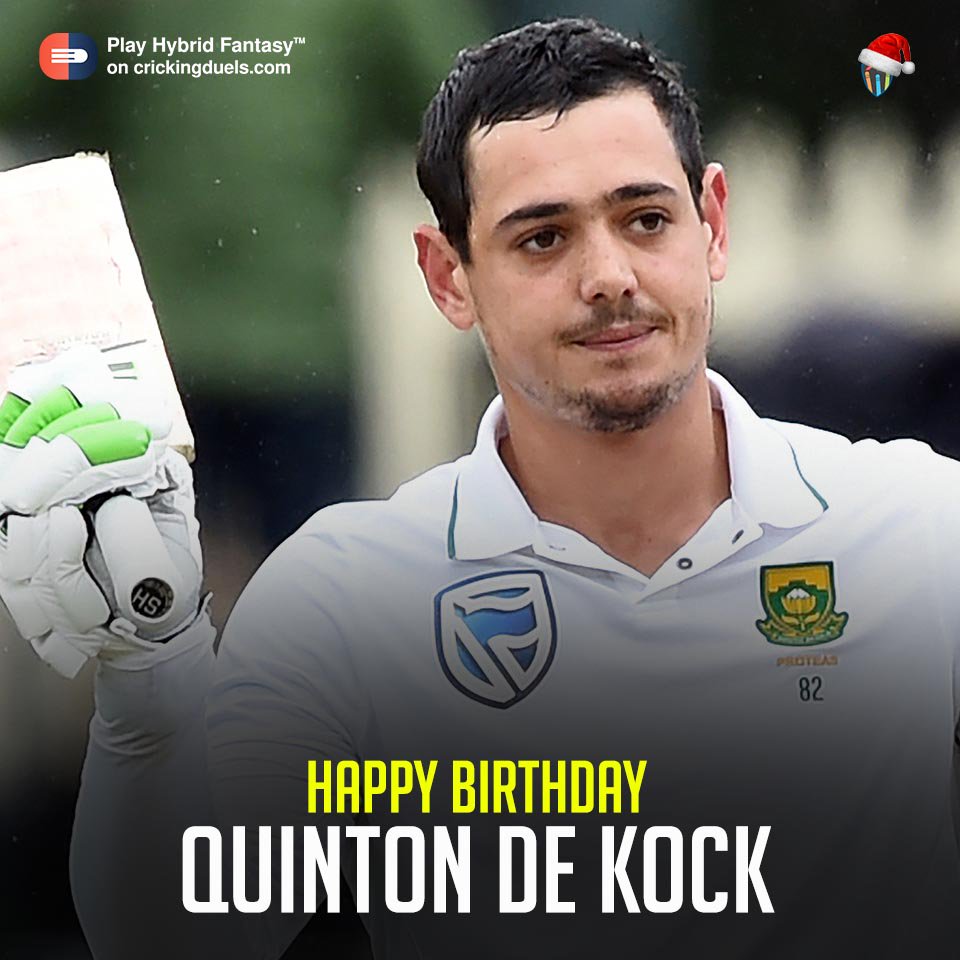 Happy birthday, Quinton de Kock. 