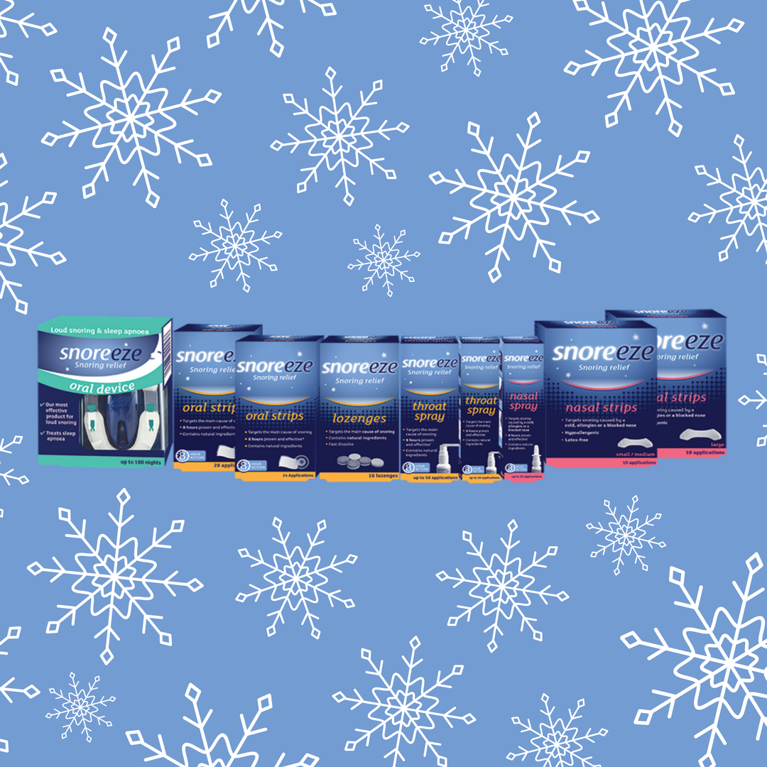 snoreezeuk's tweet photo. #Christmas is just around the corner! Want to enjoy it in snore-free peace? Use the code XMAS10 to get 10% off the entire #Snoreeze range. https://t.co/MssakB6GfZ https://t.co/vYVcKpKeFb