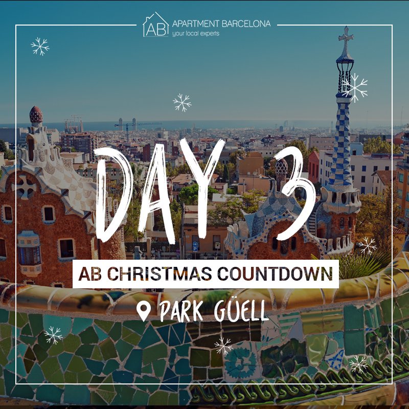 ApartmentBCN's tweet photo. Day 3: Park Güell
An absolute must when visiting Barcelona, @ParkGuell is one of Barcelona’s nine UNESCO World Heritage Sites. Designed by Gaudí, it is full of beautiful mosaics, look out points and winding pathways between palm trees. 🌴
#ABChristmasCountdown #ABlocalexperts https://t.co/BsKVhbOCOX