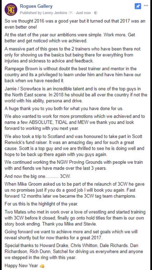 RoguesGalleryUK's tweet photo. Thank you 👊 @3CountWrestling @NGWrestlingUK @TIDALWRESTLING @AbsoluteWrestle @MEWrestlingUK @RampageBrown @screwfaceahmed @OFFICIAL_RITV @ https://t.co/smRp9F4yMm