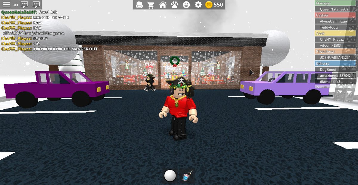 Alyeoj Camingue Alyeoj1 Twitter - noob manager by work at a pizza place roblox