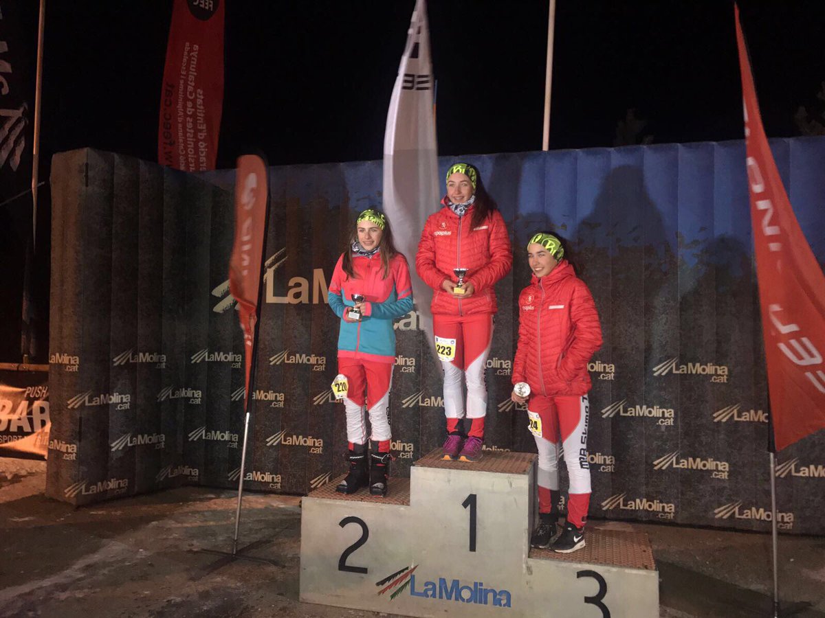 InfoMountain's tweet photo. L’Ot Ferrer campió de Catalunya Cadet i podi sencer amb Núria Torra, Maria Costa i Ares Torra! Això promet! #crononiu #escolaesquiMRB #epaplus #dynafit https://t.co/xV6bwNhjvN