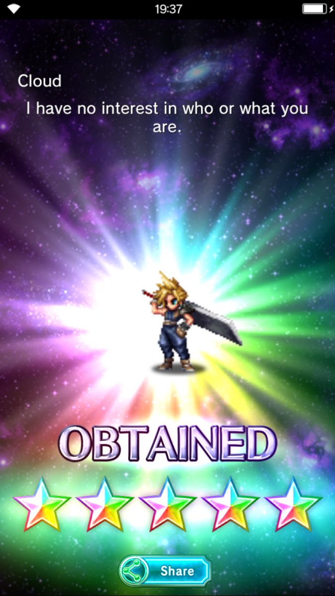 shalymonster's tweet photo. I asked my husband to do my free daily pull today...
OOOOOMMMMMFFFFFGGGGG
😱😱😱😱😱😱😱😱😱😱😱
I’VE NEVER BEEN MORE IN LOVE
😍😍😍😍😍😍😍😍😍😍😍
THANKS BABY!!!
💕❤️💕❤️💕❤️💕❤️💕❤️💕❤️
#FFBEWW #FFVII #Cloud #twohusbandos #onepull #firstfreerainbow https://t.co/Aot7yHpOvf