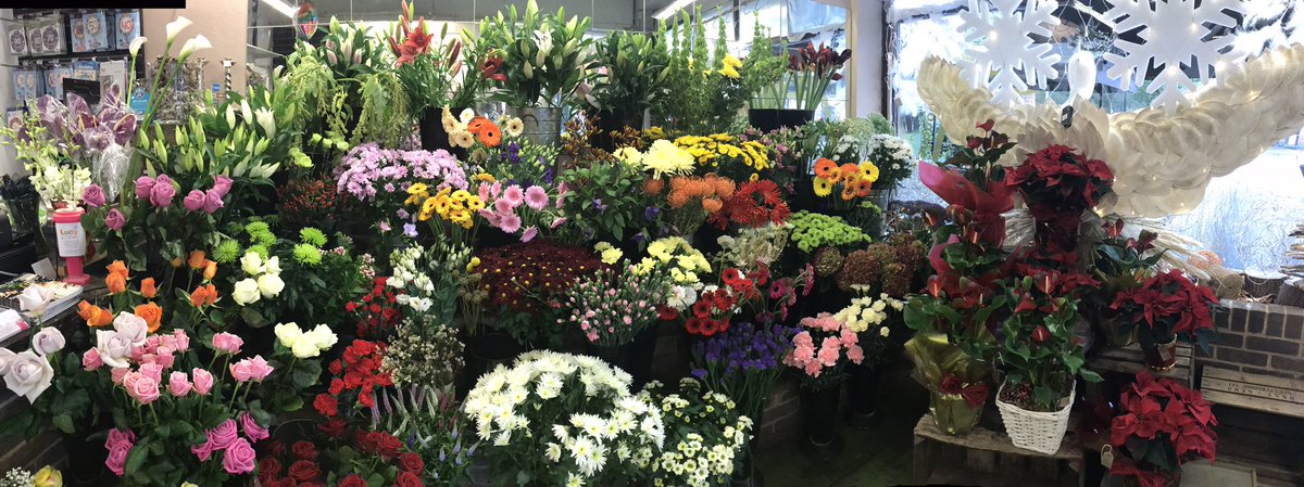 Beautiful full flower display #christmas#flowers#gifts