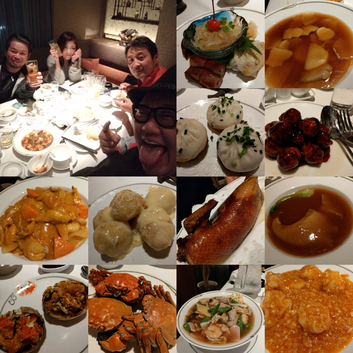 Omusubi Twitter પર またまた高級中華料理店 中国飯店 にて美味しい食事をよばれました 今回も上海蟹食べ比べ 北京ダック フカヒレ アワビなど高級料理をドカ食い 中華風カレーや海鮮おこげも美味しいかったなぁ 幸せ過ぎる時間に感謝 増田パパ ママ